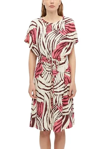s.Oliver Jersey-Kleid mit Tunnelzug – Bequemer Stil für jeden Anlass - Elegantes Jersey-Kleid in regulärer Passform, aus weichem Baumwollmix mit Tunnelzug und Rundhalsausschnitt. Ideal für einen lässigen Look oder besondere Anlässe.