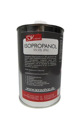 Isopropanol 1 Liter Isopropylalkohol IPA 2-Propanol 99,9%  1000ml 1L Cleaner