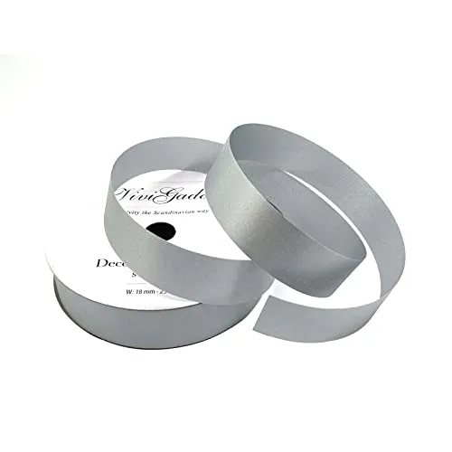 25m Geschenkband auf Spule 18mm breit Kräuselband Zierband Dekoband, Farbwahl