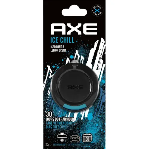 Axe Lufterfrischer ICE CHILL - Lufterfrischer für das Auto mit langanhaltendem Duft bis zu 30 Tage, ideal für frischen Fahrspaß unterwegs.