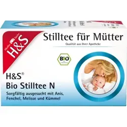 H&S Bio Stilltee N Filterbeutel 20X1.8 g - Tees – Beruhigender Bio Stilltee für stillende Mütter, unterstützt die Milchbildung auf natürliche Weise.