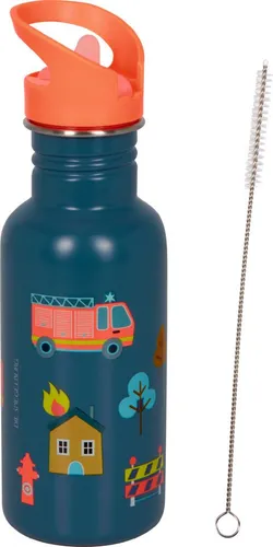 COPPENRATH DIE SPIEGELBURG Trinkflasche Edelstahlflasche Feuerwehr - Wenn ich mal groß bin (ca.0,5 l), mit langlebig, sicherer Trinklösung