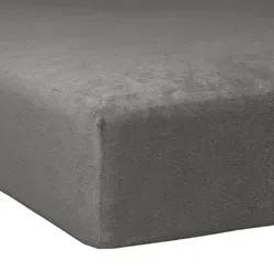 Traumschlaf Flausch Biber Boxspring Matratzen Spannbettlaken 90x190 cm - 100x200 cm - Spannbetttücher aus 80% Baumwolle für Boxspring Matratzen bis 35 cm Höhe. Weich und kuschelig warm, pflegeleicht und bei 60 Grad waschbar.