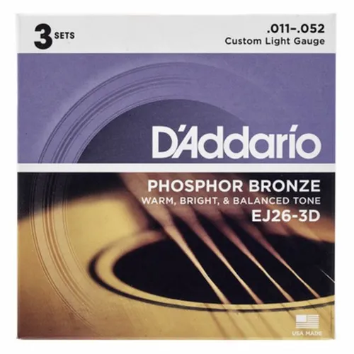 Daddario EJ26-3D Saiten Set von D'Addario