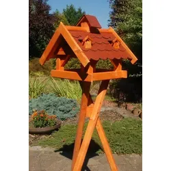 DSH DEKO SHOP HANNUSCH Vogelhaus mit Bitumenschindeln in rot von Deko Shop Hannusch