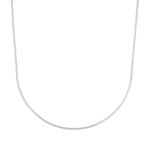 Amor Collier 925 Sterling Silber Unisex Damen Herren Halsschmuck, 60 cm - Ketten für Damen aus hochwertigem 925 Sterling Silber, 60 cm lang, unisex-geeignet und ideal für alle Anhänger. Perfekte Geschenkidee für besondere Anlässe!