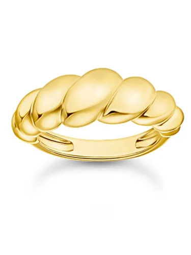 THOMAS SABO Fingerring Organische Formen, gedreht in gold von THOMAS SABO