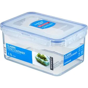 LocknLock Frischhaltedose HPL815D, aus Kunststoff, 1,1 Liter, transparent, luftdicht