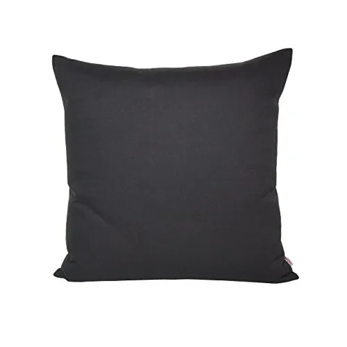 beties Farbenspiel Kissenhülle ca. 40x40 Baumwolle-Serie in Uni-Farben (Schiefer)