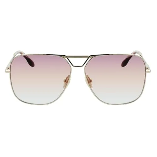 Victoria Beckham Unisex VB217S 45979 Sunglasses, 728 Gold Purple Peach, 61