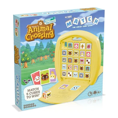 Top Trumps Match Animal Crossing - Spannendes Würfelspiel für Fans ab 4 Jahren, niedliche Charaktere und ideal für unterwegs