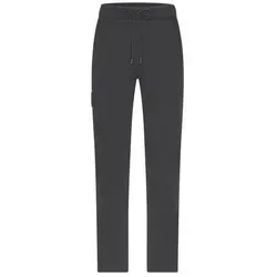 Modische Herren Lounge Pants aus Bio-Baumwolle im Cargo-Style, grau, Gr. L