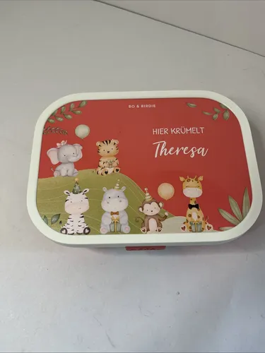 MEPAL Lunchbox Brotbox flexibler Benito-Einsatz Coral „Theresa“ (C21.3)