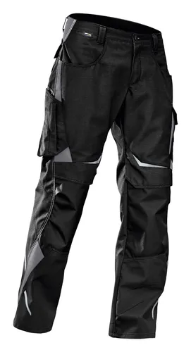 Kübler Pulsschlag Hose 2324 schwarz/anthrazit Größe 56 - Arbeitshose mit ergonomischer Linienführung für maximale Bewegungsfreiheit, CORDURA-Verstärkungen und Reflex-Elementen für bessere Sichtbarkeit - ideal für den professionellen Einsatz.