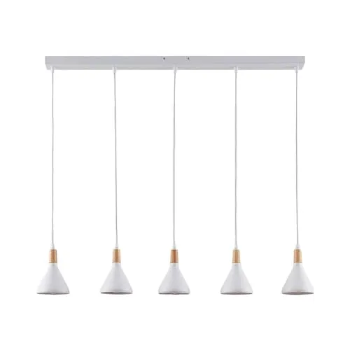 Lindby Deckenlampe Sebatin 40 cm - Elegante weiße Deckenleuchte - Lampen: Stilvolle Deckenlampe mit dimmbaren E27 Fassungen, ideal für stimmungsvolle Beleuchtung in jedem Raum.