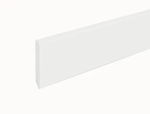 Neuhofer Fußleiste 202 cm x 80 x 10 mm weiß von FN Neuhofer