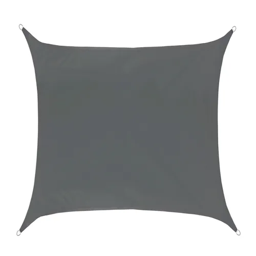 SVITA Sonnensegel viereckig 3x3m Dunkelgrau - Sonnenschutz für Garten, Balkon oder Terrasse - UV-Schutz 50+, wasserdicht mit 1000mm Wassersäule, einfache Montage mit Spannseilen und D-Ringen.