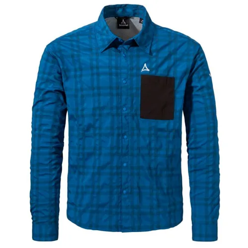 Schöffel Funktionshemd Gr. 50, blau (cornflower blau) - Sportliches Herren-Funktionshemd aus 78% Polyester, ideal für legere Looks und aktive Freizeitgestaltung. Pflegeleicht und maschinenwaschbar.