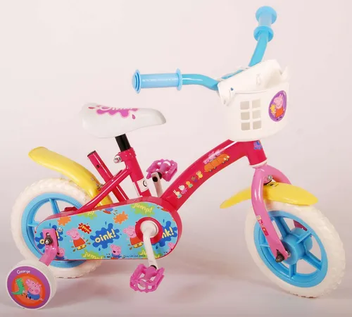 TPFSports Kinderfahrrad Volare Peppa Pig 10 Zoll in pink von TPFSports