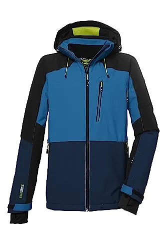 killtec Herren Skijacke/Funktionsjacke mit abzippbarer Kapuze und Schneefang KSW 72 MN SKI JCKT, himmelblau, XXL, 39736-000