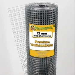 45m x 1m Volierendraht - Feuerverzinkter Hasendraht für sicheren Wildzaun - Volieren, langlebig und rostfrei dank Feuerverzinkung, ideal für den Schutz von Tieren und Garten.