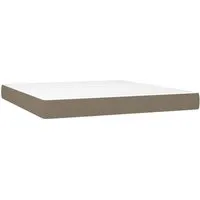vidaXL Taschenfederkernmatratze Taupe 180x200 cm - Komfort für erholsamen Schlaf - Matratzen mit Taschenfederkern für optimalen Schlafkomfort. Atmungsaktiver, langlebiger Stoff und mittlere Unterstützung für Rücken- und Bauchschläfer.