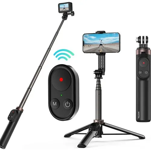 TELESIN Selfie Stick mit Bluetooth-Fernbedienung (TE-RCSS-001)