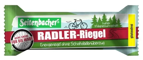 Seitenbacher Radler-Riegel I glutenfrei I Energieriegel mit Hafer, Schokolade und Kirsche I (12 x 50 g)
