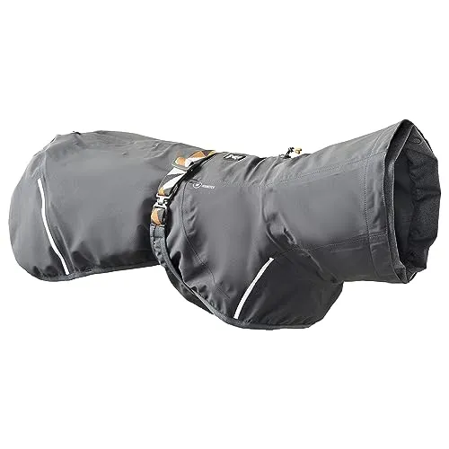 Hurtta Mudventure Hundemantel ECO - Regenjacke für Hunde - Regenjacke für Hunde, leicht und kompakt, ideal für Abenteuer bei Wind und Wetter mit über 10.000 mm Wassersäule und verschweißten Nähten.