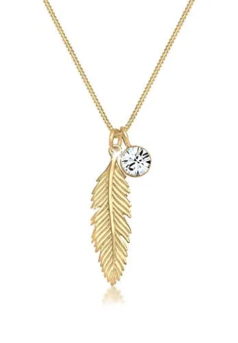 Produktbild Elli Kette mit Anhänger aus 925 Silber und Kristallen