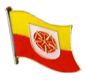 Flaggen Pin Lippe Rose Detmold Fahne Flagge Anstecknadel