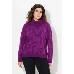 Ulla Popken Longpullover mit Buchstaben-Muster von Ulla Popken