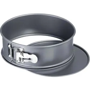 Westmark Backform Back Meister, mit Flachboden, aus Stahl, Ø 18 cm, anthrazit, antihaftbeschichtet, Springform