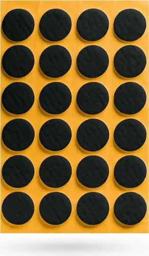 Filzgleiter Ø 22 x 3 mm selbstklebend schwarz Möbelschoner Möbelschutz Bodenschutz Möbelgleiter SOTECH 24 x