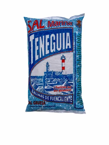 Sal Marina Teneguia grobes Meersalz im Beutel aus La Palma 100% ökologisch 1 kg