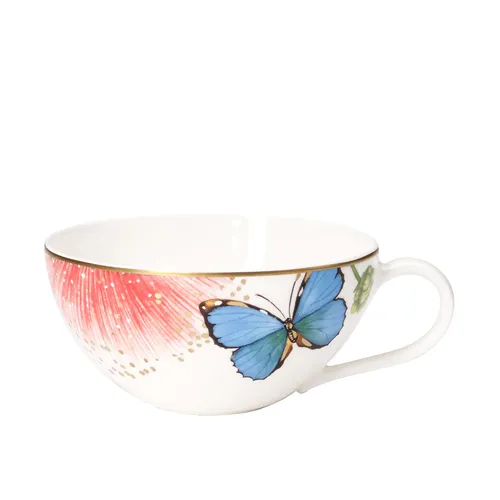 Villeroy & Boch Tasse Amazonia Anmut Teetasse - Thermobehälter mit elegantem Edelmetalldekor, ideal für stilvolles Teetrinken und nicht für die Mikrowelle geeignet.