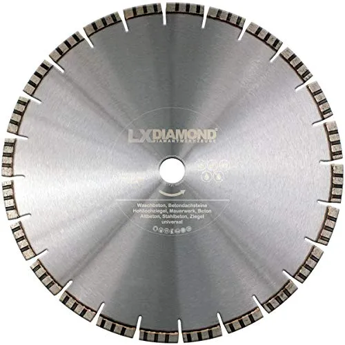 LXDIAMOND Diamant-Trennscheibe 300mm x 30,0mm Premium Laser Diamantscheibe Betonscheibe für Stein Beton Stahlbeton Universal passend für Steinsäge Trennschleifer Motorflex Fugenschneider 300 mm