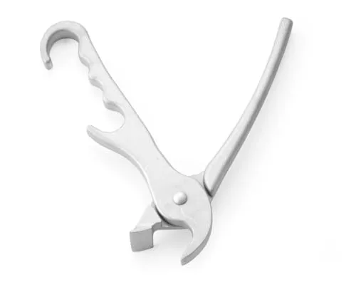 HENDI Pizzablechhalter, Pfannengreifer, Topfgreifer, Topfgreifer, für alle Arten von Pizzapfannen geeignet, 200mm, Aluminium