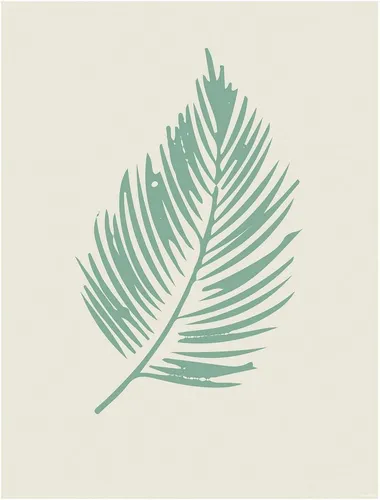 Komar Bild Winter Tropics Black Panther Palm Leaf, Tiere (1 St), Wandbild zur Dekoration im Kinderzimmer - ohne Rahmen