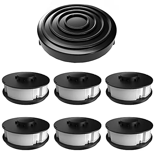 Ersatz Fadenspulen Mähspulen mit Haube Spulendeckel passend für ALDI Gardenline GLR GLT Rasentrimmer sowie Einhell Top Craft King Craft Freischneider Modelle