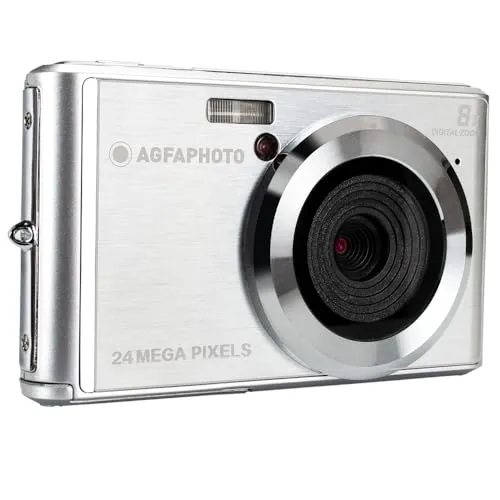 AGFA Photo Realishot DC5500 - 24 MP Digitalkamera mit 8X Digitalzoom - Kamera & Foto – Erfassen Sie beeindruckende 24 MP Fotos und HD-720p Videos mit einer kompakten Kamera, die einen 2,4