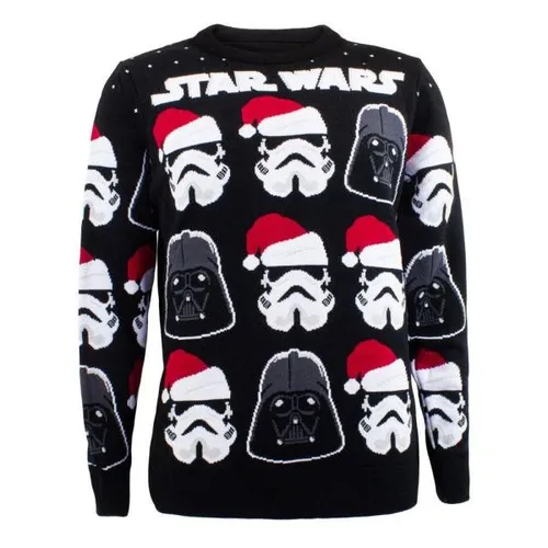Star Wars Sweatshirt Christmas Jumper Darth Vader / Stormtrooper Größe L