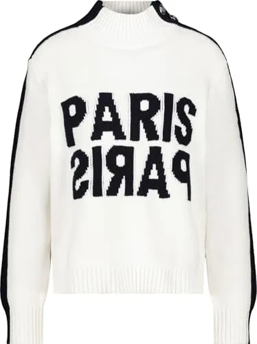 Monari Strandpullover off-white - Stylischer Pullover aus 60% Baumwolle und 40% Polyacryl, perfekt für entspannte Tage am Strand oder in der Stadt. Größe 44 und in eleganten off-white erhältlich.