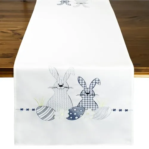 Tischläufer Weiß von DELINDO Lifestyle