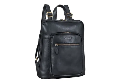 Benthill Rucksack aus Echtleder - Eleganter Kurierrucksack für Damen und Herren - Hochwertiger Rucksack aus naturbelassenem Rindsleder, ideal für Trekking und Alltag. Mit viel Stauraum und elegantem Design ist er der perfekte Begleiter für jede Gelegenheit.