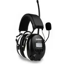 EARMUFF Kapselgehörschutz 31dB mit DAB+/FM/AUX/Bluetooth - Effektiver Lärmschutz mit integriertem Radio und Bluetooth! Ideal für Gartenarbeit, Baustellen oder Industrie. Komfortabel und langlebig für stundenlangen Tragekomfort.