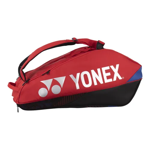 Yonex Racketbag Pro Racquet 2024 - Schlägertasche für Wettkampfspieler - Tennisschläger Tasche mit 2 Hauptfächern für bis zu 6 Rackets, separatem Schuhfach und Rucksackfunktion – ideal für Wettkampfspieler.