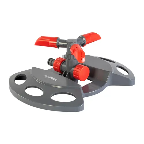 Grafner Rasensprenger 3 Arm Kreisregner Rasen Sprenger Sprinkler Regner 80 m²
