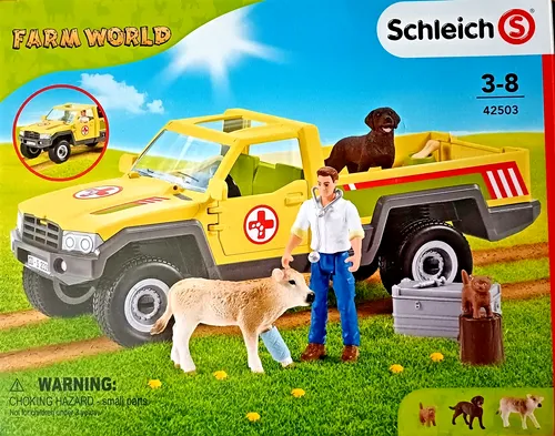 Schleich® Farm World 42503 Tierarztbesuch auf dem Bauernhof