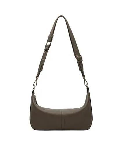 Liebeskind Paris Schultertasche S Leder 36 cm braun - Elegante Schultertasche aus hochwertigem Leder, ideal für den täglichen Einsatz. Mit praktischem Reißverschlussfach und bequemem Umhängeriemen für stilsichere Frauen.